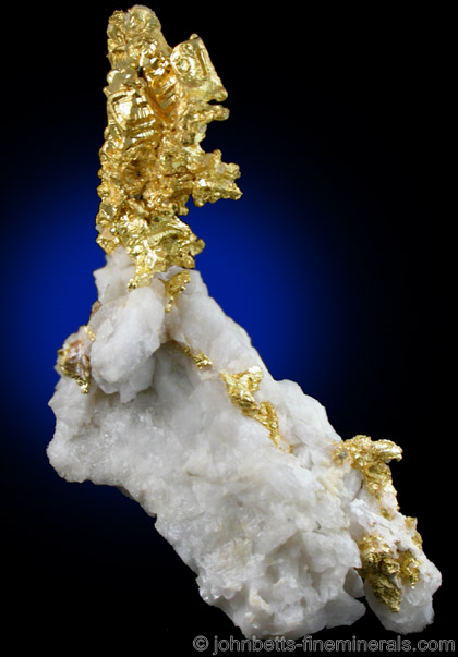 Crystallized Gold in Quartz