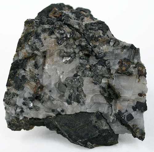 Antimony Crystals in Matrix