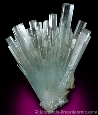 Aquamarine Crystal Spray