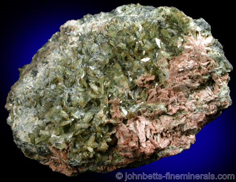 Green Axinite-(Mg)