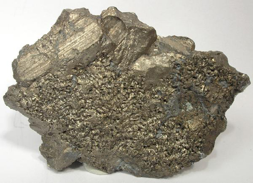 Striated Flattened Bismuth Crystals
