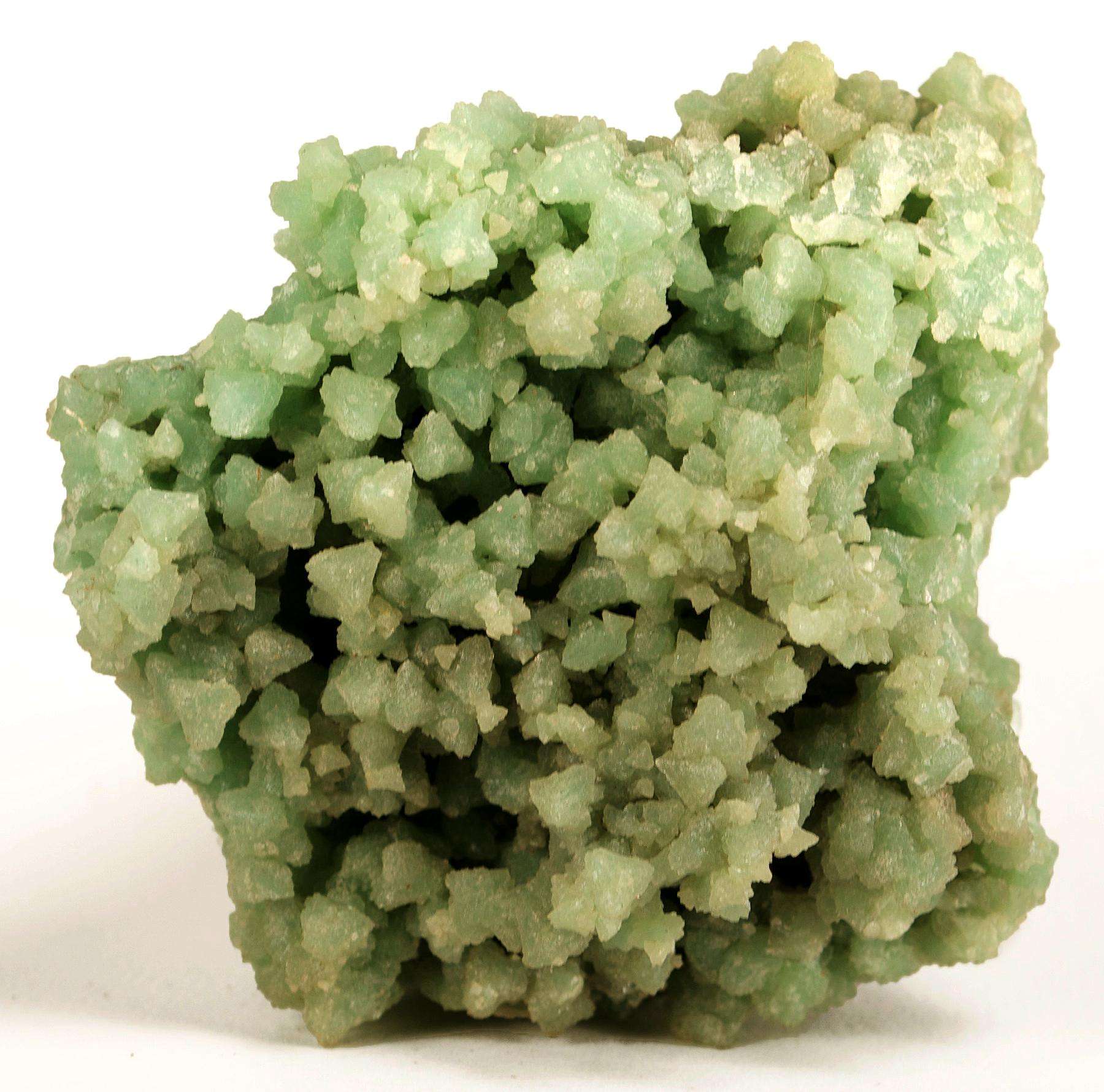 Light Green Frosted Boracite Crystals