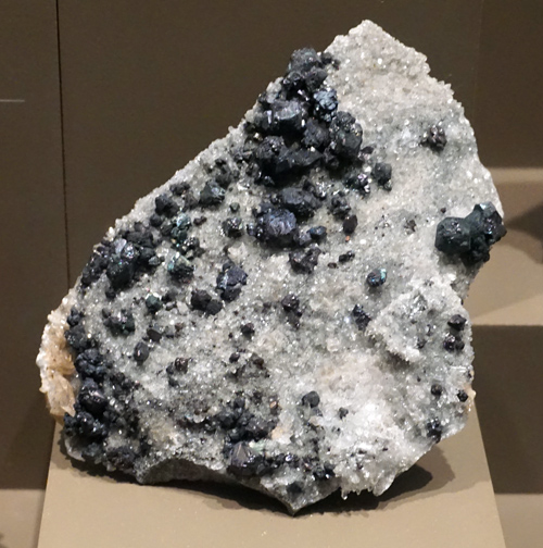 Bornite Crystals on Quartz
