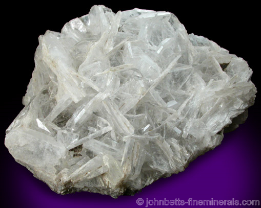 Bladed Brucite Crystals