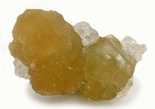 Yellow Brucite Crystals