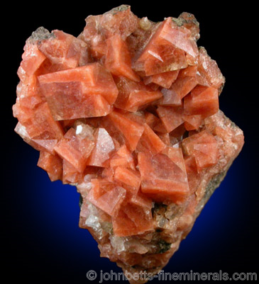 Orange Chabazite Crystal Plate