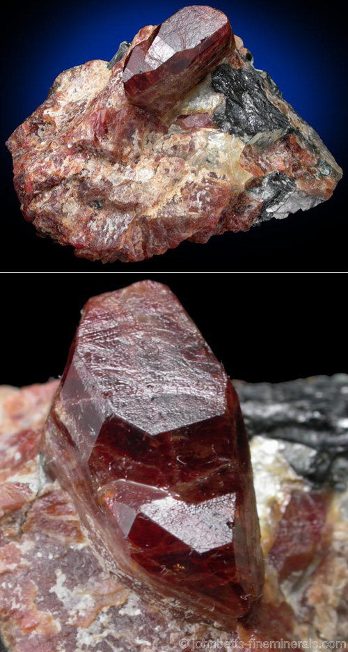 Very Sharp Chondrodite Crystals