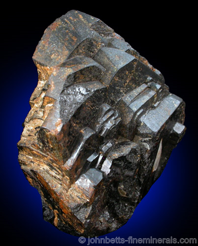 Large Parallel Crystals of Columbite