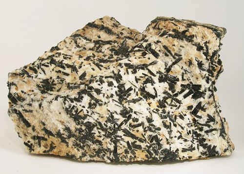Glaucophane Crystals in Gneiss