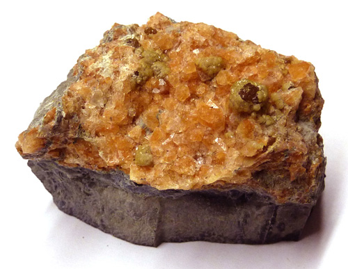 Orange Gmelinite with Stilbite