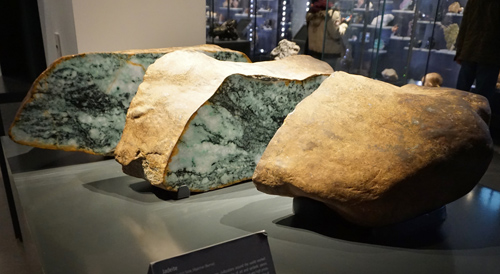 Sliced and Polished Jadeite Boulder