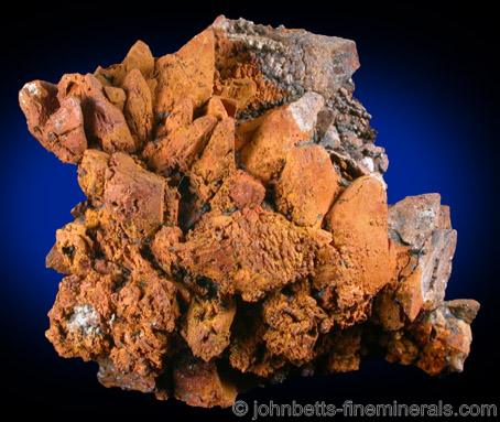 Limonite pseudomorphs after Calcite