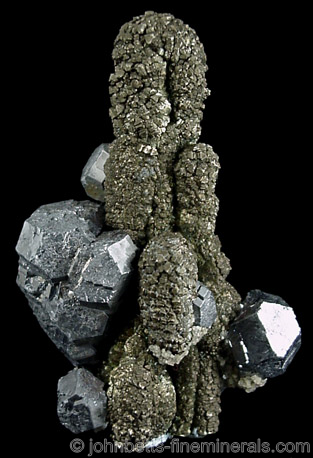Marcasite Stalactite with Galena