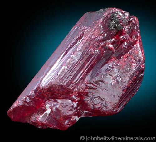 Complex Single Proustite Crystal