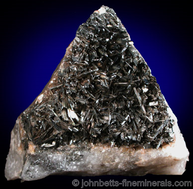 Bladed Black Pyrolusite Crystals