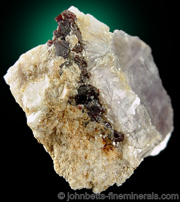 Reddish-Black Manganotantalite Crystals