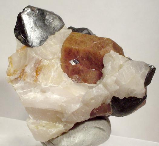 Willemite and Franklinite Crystals