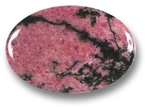 Pink Rhodonite Cabochon