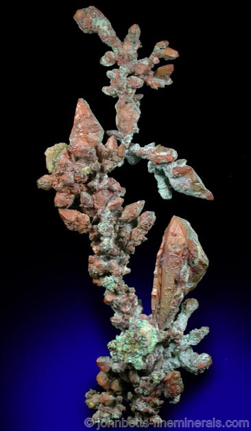 Dendritic Copper Growths from Ray Mine, Mineral Creek District, Pinal County, Arizona