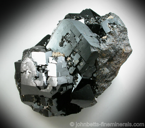Lustrous Melanite Crystals from La Prieta Mine, Chihuahua, Mexico