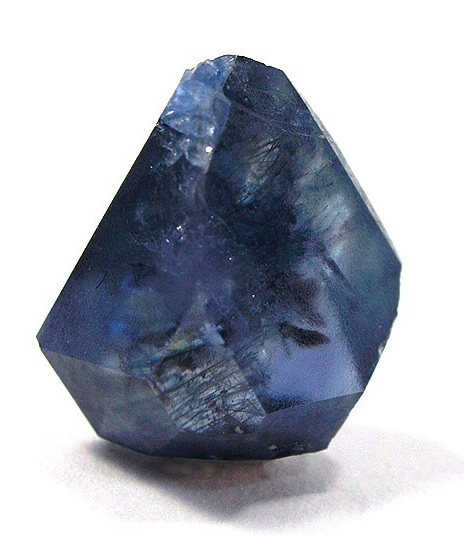 Single Benitoite Crystal from Dallas Gem Mine, San Benito River headwaters area, New Idria District, Diablo Range, San Benito Co., California