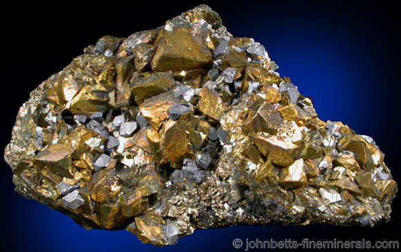 Chalcopyrite (Copper Ore) from Huaron District, Cerro de Pasco Province, Pasco Department, Peru