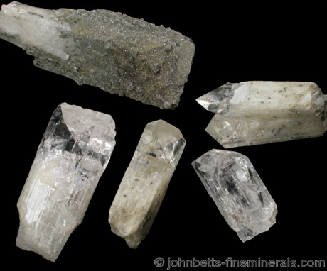 Danburite Rough Gemstone Lot from Charcas, San Luis Potosi, Mexico