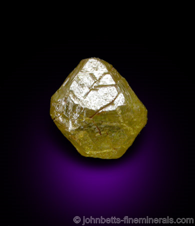 Yellow Diamond from Diamantino, Mato Grosso, Brazil