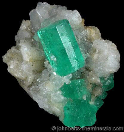 Emerald from Coscuez, Vasquez-Yacopi Mining District, Colombia
