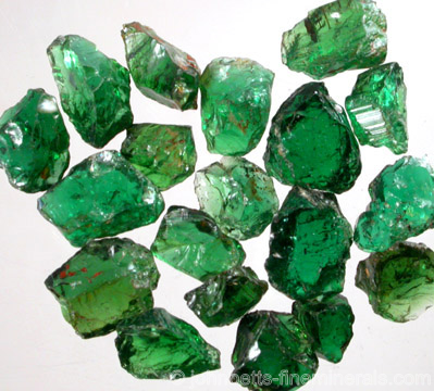 Emerald Gem Grade Rough from Muzo, Colombia