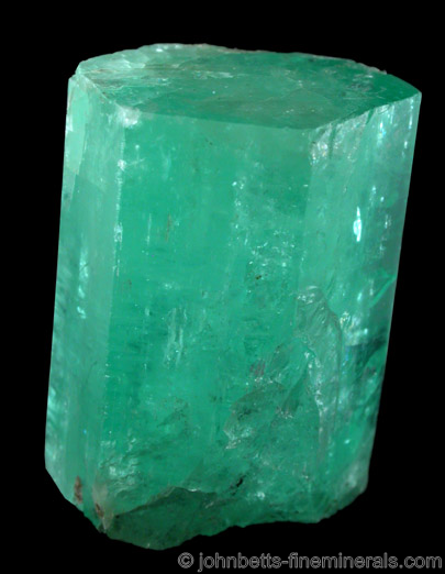 Single Colombian Emerald Crystal from Muzo Mine, Vasquez-Yacopi District, Colombia