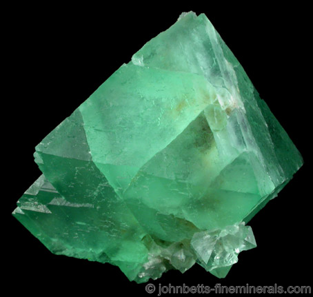 Green Fluorite Crystal from Riemvasmaak, Gordonia District, Northern Cape Province, South Africa
