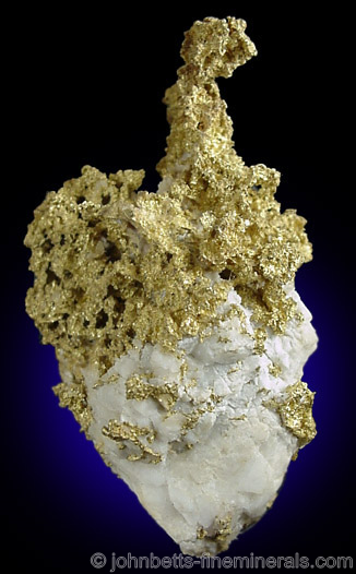 Gold in Quartz from Grass Valley District, Nevada County, California