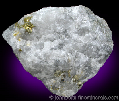 Gold and Pyrite in Quartz from Timmins District, Ontario, Canada