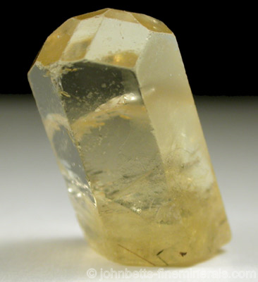 Golden Beryl Crystal from Minas Gerais, Brazil