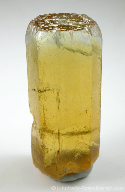 Single Golden Beryl Crystal from Minas Gerais, Brazil