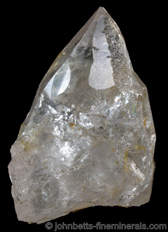Terminated Goshenite Crystal from Chia Mine, Sao Jose da Sapheir, Minas Gerais, Brazil