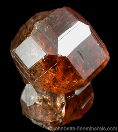 Orange Grossular Garnet (Hessonite) from Jeffrey Mine, Asbestos, Québec, Canada