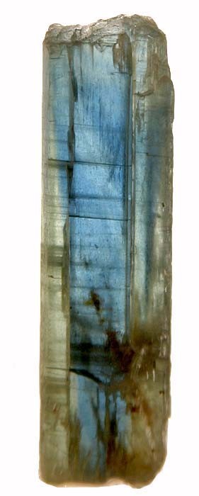 Transparent Blue Kyanite Crystal from Serra das Aguas, Brumado, Bahia, Northeast Region, Brazil