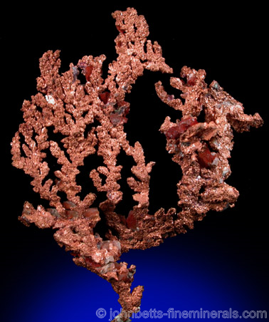 Crystallized Copper Dendrite from Ray Mine, Mineral Creek District, Pinal County, Arizona