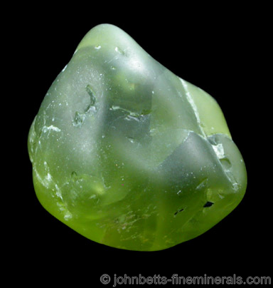 Rounded Peridot from Sidamo Province, Ethiopia