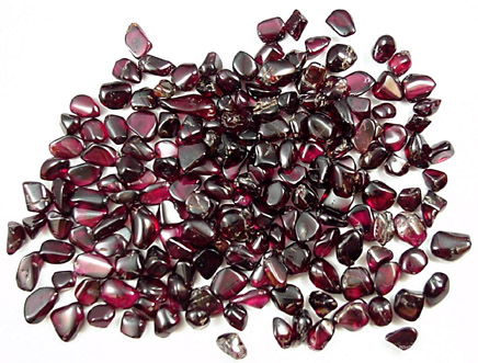 Polished Pyrope Garnets from Navajo Indian Reservation, McKinley County, New Mexico