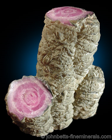 Rhodochrosite Stalactitic Growth from Capillitas, Catamarca Province, Argentina