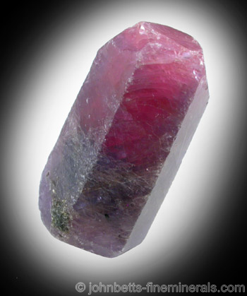 Doubly Terminated Ruby Crystal from Mogok, Sagaing Division, Burma (Myanmar)