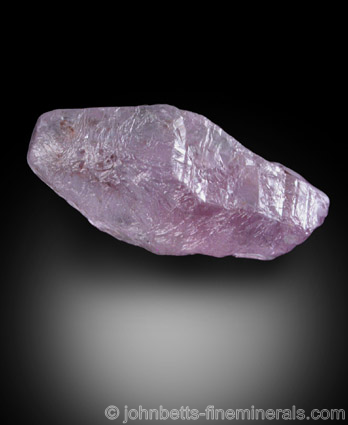 Pink Sapphire Crystal from Kolonne, Ratnapura District, Sri Lanka (Ceylon)