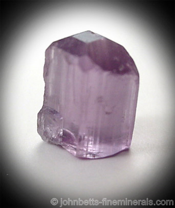Single Purple Scapolite Crystal from Mpwapwa, Dodoma, Tanzania