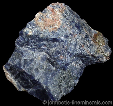 Rough Natural Sodalite from Princess Quarry, Dungannon Township, Hastings County, Ontario, Canada