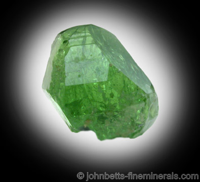 Transparent Tsavorite Crystal from Umba Valley, Arusha, Tanzania