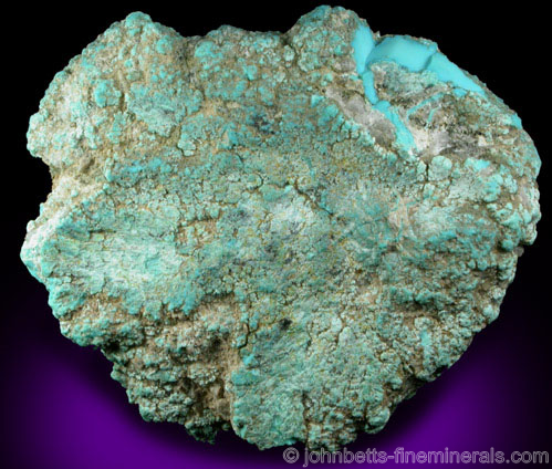 Botryoidal Turquoise Nodule from Copper Cities Mine, Globe-Miami District, Gila County, Arizona