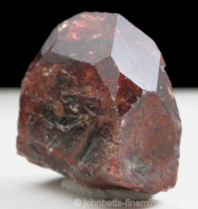 Red Zircon Crystal from Same, Pare Mountains, Tanzania
